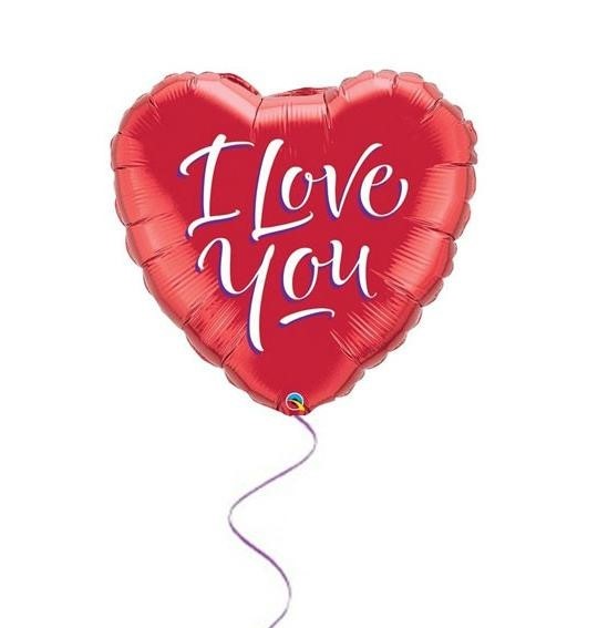 Love you Balloon 18" Helium